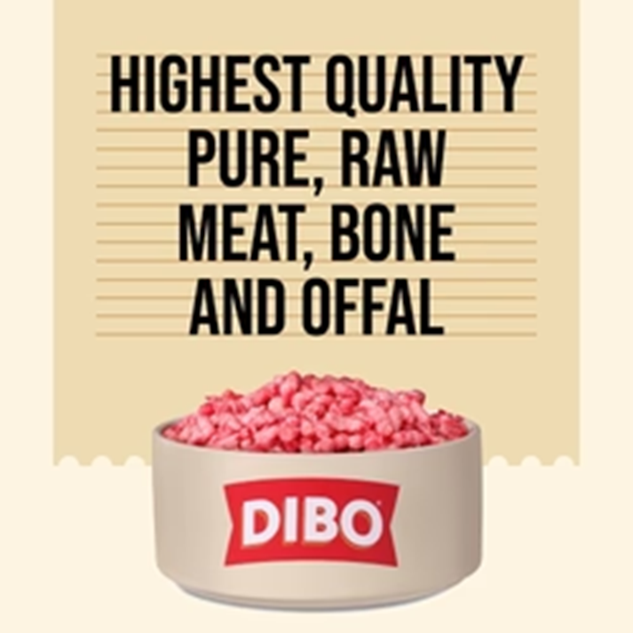 DIBO Free Flow Mince Duck, Beef and Offal - RRP £4.89