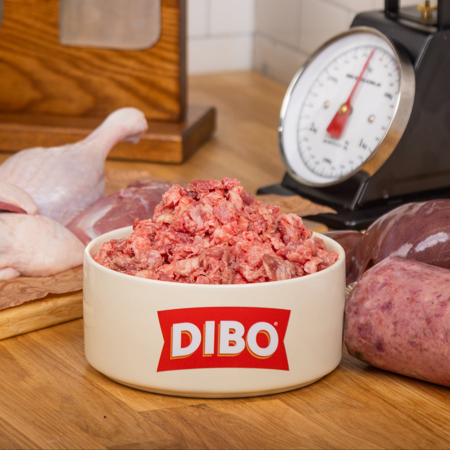 DIBO 80/10/10 Duck & Tripe Mix Chubb (454g)