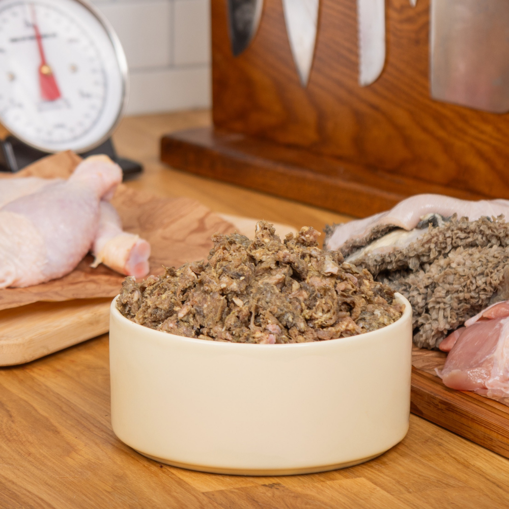 1KG Puppy chicken with tripe 10% bone