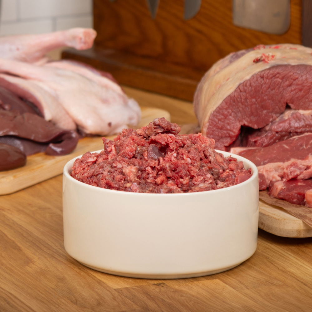 1KG  Ox (beef) mince with duck 80-10-10