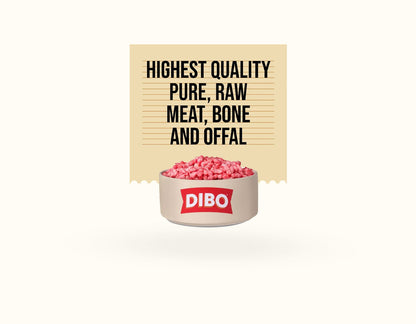 DIBO Free Flow Mince Goose, Beef and Offal 1kg - RRP £4.89