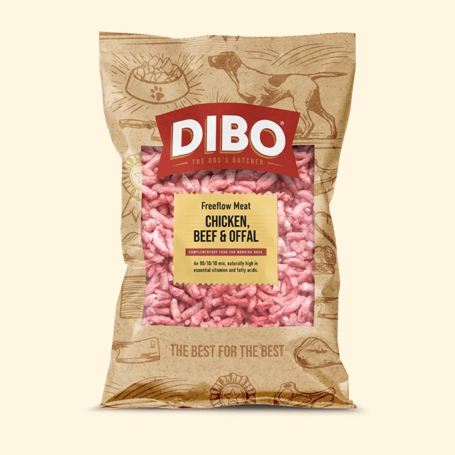 DIBO Free Flow Mince Chicken, Beef and Offal - RRP £4.89