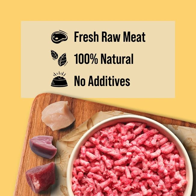 DIBO Free Flow Mince Chicken, Beef and Offal - RRP £4.89