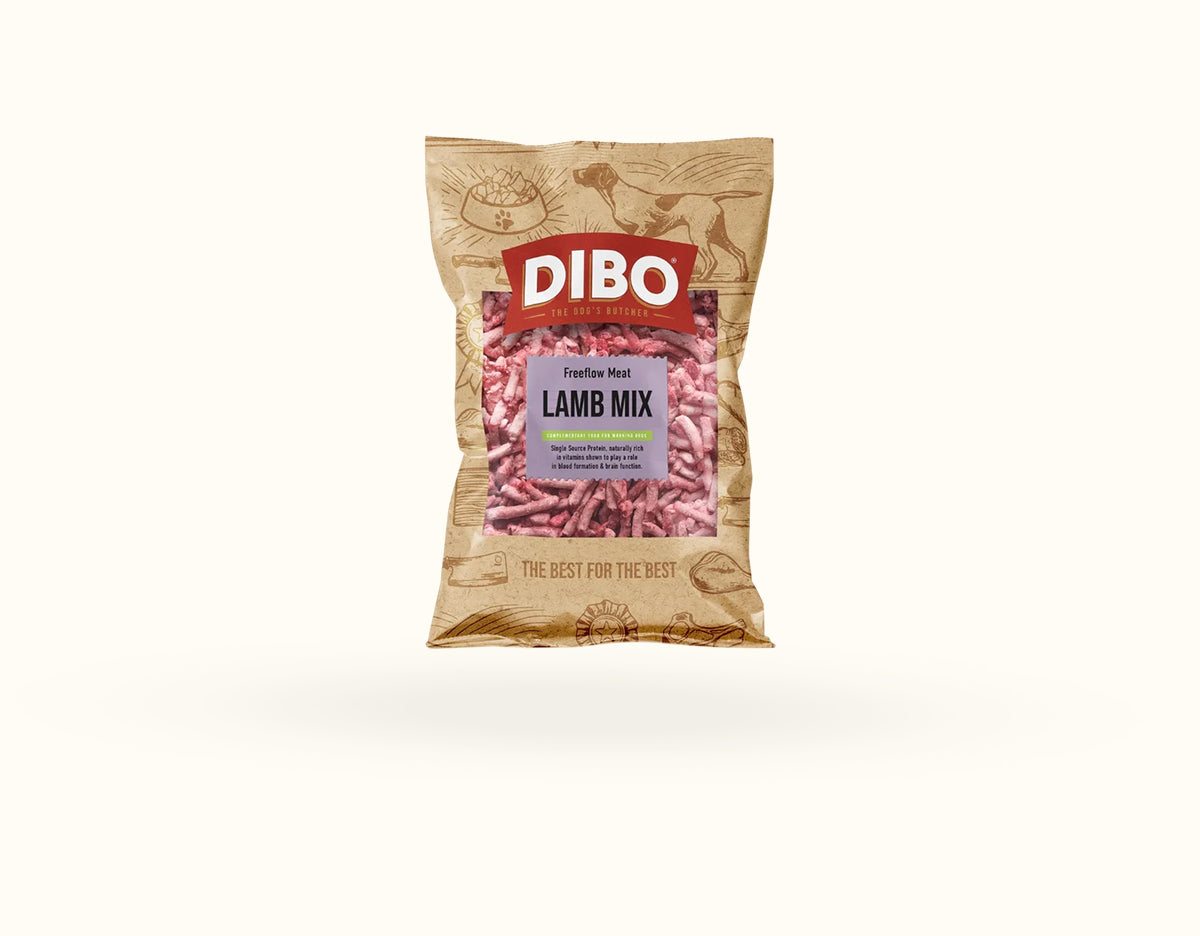 DIBO Free Flow Mince Lamb Mix 1kg - RRP £4.69