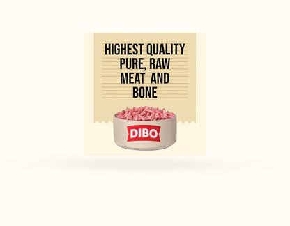 DIBO Free Flow Mince Turkey 90/10 1kg - RRP £4.19