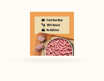 DIBO Free Flow Mince Turkey 90/10 1kg - RRP £4.19
