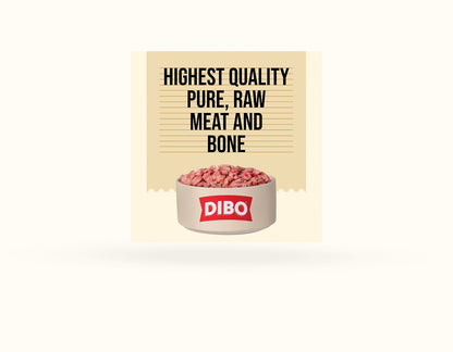 DIBO Free Flow Mince Turkey, Pork and Salmon 1kg - RRP £4.19