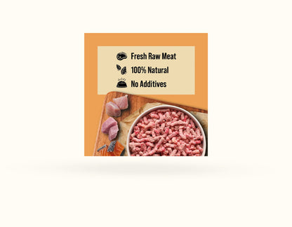 DIBO Free Flow Mince Turkey, Pork and Salmon 1kg - RRP £4.19