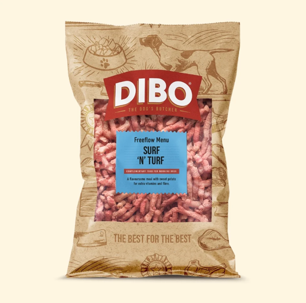 DIBO Free Flow Mince Surf & Turf 1kg - RRP £4.69